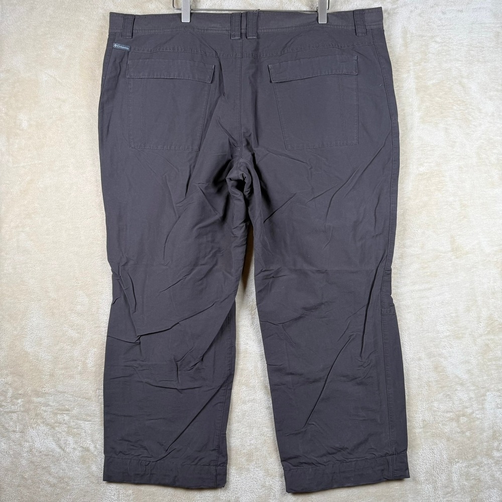 Columbia Mens Omni-Shield Flannel Lined Hiking Pants Brown 44x32 AM8640 - Picture 2 of 10